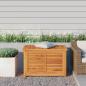 Preview: ARDEBO.de - Gartenbox mit Beutel 90x50x58 cm Massivholz Teak