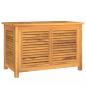 Preview: Gartenbox mit Beutel 90x50x58 cm Massivholz Teak