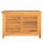 Preview: Gartenbox mit Beutel 90x50x58 cm Massivholz Teak