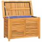 Preview: Gartenbox mit Beutel 90x50x58 cm Massivholz Teak