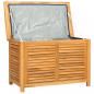 Preview: Gartenbox mit Beutel 90x50x58 cm Massivholz Teak