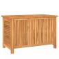 Preview: Gartenbox mit Beutel 90x50x58 cm Massivholz Teak