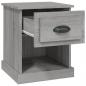 Preview: Nachttische 2 Stk. Grau Sonoma 39x39x47,5 cm Holzwerkstoff