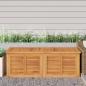 Preview: ARDEBO.de - Gartenbox mit Beutel 150x50x53 cm Massivholz Teak