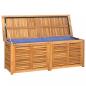 Preview: Gartenbox mit Beutel 150x50x53 cm Massivholz Teak