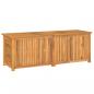 Preview: Gartenbox mit Beutel 150x50x53 cm Massivholz Teak