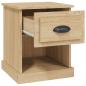 Preview: Nachttisch Sonoma-Eiche 39x39x47,5 cm Holzwerkstoff