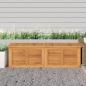 Preview: ARDEBO.de - Gartenbox mit Beutel 175x50x53 cm Massivholz Teak