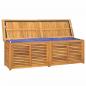 Preview: Gartenbox mit Beutel 175x50x53 cm Massivholz Teak