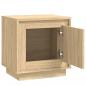 Preview: Nachttisch Sonoma-Eiche 44x35x45 cm Holzwerkstoff