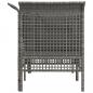 Preview: Garten-Ecksofas mit Kissen 2 Stk. Grau Poly Rattan