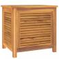 Preview: Gartenbox mit Beutel 60x50x58 cm Massivholz Teak