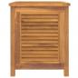 Preview: Gartenbox mit Beutel 60x50x58 cm Massivholz Teak