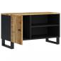 Preview: TV-Schrank 80x33x46 cm Massivholz Mango & Holzwerkstoff