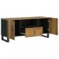 Preview: TV-Schrank 105x33,5x46 cm Massivholz Mango & Holzwerkstoff