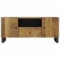 Preview: TV-Schrank 105x33,5x46 cm Massivholz Mango & Holzwerkstoff