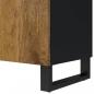 Preview: TV-Schrank 105x33,5x46 cm Massivholz Mango & Holzwerkstoff