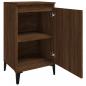 Preview: Nachttische 2 Stk. Braun Eichen-Optik 40x35x70 cm Holzwerkstoff