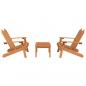 Preview: 3-tlg. Garten-Lounge-Set Adirondack Massivholz Akazie