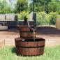 Preview: ARDEBO.de - Gartenbrunnen mit Pumpe 44,5x44,5x58 cm Massivholz Tanne