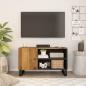 Preview: ARDEBO.de - TV-Schrank 80x33x46 cm Massivholz Mango & Holzwerkstoff