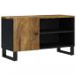 Preview: TV-Schrank 80x33x46 cm Massivholz Mango & Holzwerkstoff