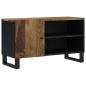 Preview: TV-Schrank 80x33x46 cm Massivholz Mango & Holzwerkstoff