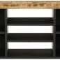 Preview: TV-Schrank 100x33x46 cm Massivholz Mango & Holzwerkstoff