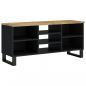 Preview: TV-Schrank 100x33x46 cm Massivholz Mango & Holzwerkstoff