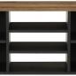 Preview: TV-Schrank 100x33x46 cm Massivholz Mango & Holzwerkstoff