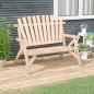 Preview: ARDEBO.de - Gartenbank 2-Sitzer 119x85x98 cm Massivholz Fichte