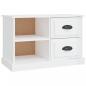 Preview: TV-Schrank Hochglanz-Weiß 73x35,5x47,5 cm Holzwerkstoff