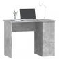 Preview: Schreibtisch Betongrau 100x55x75 cm Holzwerkstoff