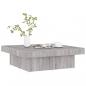 Preview: Couchtisch Grau Sonoma 90x90x28 cm Holzwerkstoff