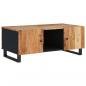 Preview: Couchtisch 100x54x40 cm Massivholz Akazie & Holzwerkstoff