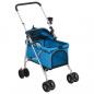 Preview: Hundewagen Faltbar Blau 76x50x100 cm Oxford-Gewebe