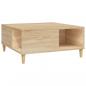 Preview: Couchtisch Sonoma-Eiche 80x80x36,5 cm Holzwerkstoff