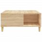 Preview: Couchtisch Sonoma-Eiche 80x80x36,5 cm Holzwerkstoff