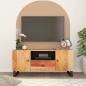 Preview: ARDEBO.de - TV-Schrank 105x33,5x46 cm Massivholz Akazie & Holzwerkstoff