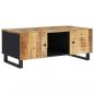 Preview: Couchtisch 100x54x40 cm Massivholz Mango & Holzwerkstoff