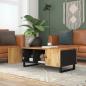 Preview: Couchtisch 100x54x40 cm Massivholz Mango & Holzwerkstoff