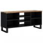 Preview: TV-Schrank 100x33x46 cm Altholz Massiv & Holzwerkstoff