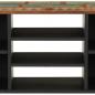 Preview: TV-Schrank 100x33x46 cm Altholz Massiv & Holzwerkstoff