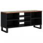 Preview: TV-Schrank 100x33x46 cm Altholz Massiv & Holzwerkstoff