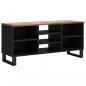 Preview: TV-Schrank 100x33x46 cm Altholz Massiv & Holzwerkstoff