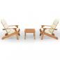 Preview: 3-tlg. Garten-Lounge-Set Adirondack Massivholz Akazie