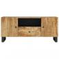 Preview: TV-Schrank 105x33,5x46 cm Massivholz Mango & Holzwerkstoff