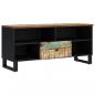 Preview: TV-Schrank 100x33x46 cm Altholz Massiv & Holzwerkstoff