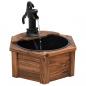 Preview: Gartenbrunnen mit Pumpe 57x57x53 cm Massivholz Tanne