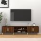 Preview: ARDEBO.de - TV-Schrank Braun Eichen-Optik 180x31,5x40 cm Holzwerkstoff